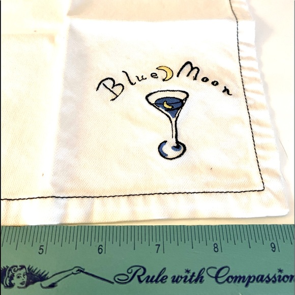 4 Fun Pottery Barn🍸🍹🥃 Cotton Cocktail Napkins - Picture 9 of 11